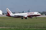 A320 Ein Airbus A320 von Air Berlin mit der Kennung D-ABDO aufgenommen am 30.05.09 am Flughafen Stuttgart.