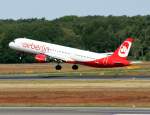 berlin-tegel-txl Air Berlin A 321-211 D-ABCA beim Start in Berlin-Tegel am 14.06.2009