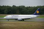 Lufthansa B737-300/500 der Lufthansa nach der Landung