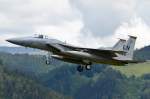Landung/McDonnell Douglas F-15 Eagle/USAF/Zelweg/AirPower'09/ ...  Johann Watz 30.06.2009