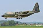 C 130 Lockheed C-130H Hercules der Greece-Air Force, im Landeanflug auf die Piste 14 in Z�rich/Kloten