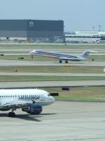 Eine Startende MD-80 der ...  Andreas Mack 27.07.2009