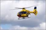 EC 135 D-HLFR ist als Rettungshubschrauber 'Christoph 19' am Klinikum  Uelzen stationiert. Aufnahmedatum: 17.05.2007