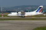 atr-42-72 Air France, F-GPYO, ATR 42-500. Diese Maschine von AirLinair fliegt f�r Air France. 5.4.2007