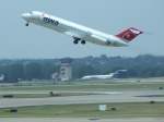 Start einer Boeing 717 ...  Andreas Mack 08.08.2009