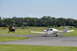 Diamond DA-40-180 rollt an ...  Rolf Reinhardt 08.08.2009