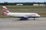 British Airways A 319-131 G-EUOD bei der Ankunft auf dem ...