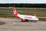 Air Berlin B 737-76N(WL) D-ABBS bei der Ankunft auf dem ...