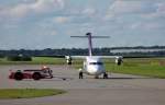 FedEx. A�rospatiale ATR-42-320F. Startvorbereitung ...  Johnny Goertz 18.08.2009