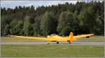 Scheibe-Falke D-KAGA, eine Scheibe SF-25C Falke Rotax, am 17.05.2007 auf dem Flugplatz Uelzen.