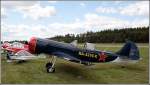 uelzen-edvu RA-3216K ist eines der legend�ren Kunstflugzeuge vom Typ Yak 50. Hier ist sie anl�sslich des Flugtages am 17.05.2007 auf dem Flugplatz Uelzen zu sehn.