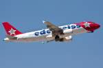 Take off/A320/Edelweiss/T�rkei/Antalya (LTAY/AYT).  ...  Johann Watz 22.08.2009
