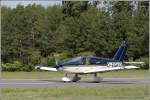 uelzen-edvu D-EGKQ, eine Tobago TB 9, ist am 17.05.2007 auf dem Flugplatz Uelzen gelandet.