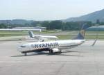 salzburg-szg Boeing 737-800 von Ryanair.