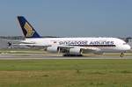 Singapore Airlines Airbus A380-841 F-WWSG c/n 45. Wird 9V-SKJ in ...