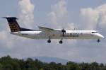 Augsburg Airways, D-ADHE, deHavilland, DHC-8-402, 05.07.2009, BSL, Basel, Switzerland 

 ...