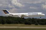 Air France - Brit-Air, F-GKHE, Fokker, F-100, 05.07.2009, BSL, Basel, ...