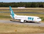 Sky Airlines B 737-8BK ...  Frank Maczkowicz 24.09.2009