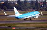 KLM B 737-7K2 PH-BGG beim Start in Berlin-Tegel am 20.09.2009 ...