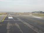 Mal kein Flugzeug fotografiert: Hier ist die Interims-Start- und Landebahn ...