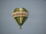 heisluftballone Hei�luftballon von der DREWAG am fr�hen Abend �ber Dresden.05.06.07.