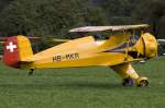 kestenholz Private, HB-MKR, Buecker, 133C Jungmeister, 22.08.2009, Kestenholz, Switzerland 

