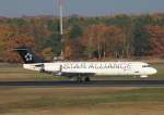 Contact Air Fokker 100 D-AGPH nach der Landung in Berlin-Tegel ...