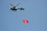 EC 135 der EC 135 der Polizei im Bannerflugeinsatz zum Hafengeburtstag 2009