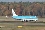 KLM B 737-8K2(WL) PH-BXW bei der Landung in Berlin-Tegel am ...