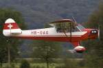 Piper Sonstige Private, HB-OAG, Piper, L4J Cub, 22.08.2009, Kestenholz, Switzerland 

