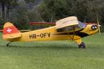 Piper Sonstige Private, HB-OFV, Piper, L4J Cub, 22.08.2009, Kestenholz, Switzerland 

