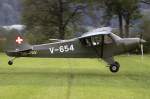 Private, HB-PAV, Piper, PA18-150 Super Cub, 22.08.2009, Kestenholz, Switzerland 



 ...