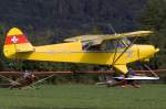 Private, HB-PPJ, Piper, PA18-150 Super Cub, 22.08.2009, Kestenholz, Switzerland 

 ...