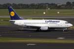 Lufthansa Lufthansa, D-ABJF, Boeing, B737-530, 26.08.2009, DUS, Duesseldorf, Germany 

