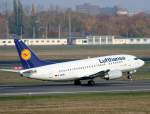 Lufthansa B 737-530 D-ABJB Rheine beim Start in ...