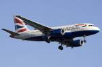 A319 British Airways, G-EUPH, Airbus, A319-131, 31.08.2009, FRA, Frankfurt, Germany

