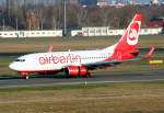 berlin-tegel-txl Air Berlin B 737-76J(WL) D-AGEC nach der Landung in Berlin-Tegel am 21.11.2009