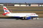 British Airways A 319-131 G-EUPS beim Pushback auf dem Flughafen ...