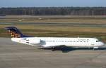 berlin-tegel-txl Contact Air Fokker 100 D-AFKC am 21.11.2009 auf dem Flughafen Berlin-Tegel