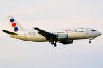zurich-zrh JAT Airways Boeing 737-3H9 am 31.07.09 im Anflug auf Z�rich