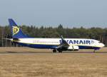 Ryanair Raynair, EI-DYB, Boeing 737-800 wl, 2009.01.31, NRN, Weeze, Germany