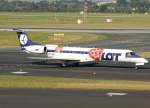 dusseldorf-dus LOT Polish Airlines, SP-LGD, Embraer RJ-145 EP (wielka orkiestra), 2009.09.09, DUS, D�sseldorf, Germany