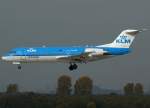 70 KLM - cityhopper, PH-KZK, Fokker F 70, 2009.11.14, DUS, D�sseldorf, Germany