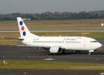 dusseldorf-dus JAT Airways, YU-AON, Boeing 737-300, 2009.10.24, DUS, D�sseldorf, Germany