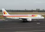 A320 Iberia, EC-HDO, Airbus A 320-200 (Formentera), 2009.10.24, DUS, D�sseldorf, Germany
