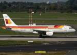 A320 Iberia, EC-HYD, Airbus A 320-200 (Maspalomas), 2008.09.26, DUS, D�sseldorf, Germany