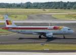 A320 Iberia, EC-IEF, Airbus A 320-200 (Castillo de Loarre), 2009.05.24, DUS, D�sseldorf, Germany