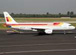 A320 Iberia, EC-IZH, Airbus A 320-200 (San Pere de Roda), 2009.09.09, DUS, D�sseldorf, Germany