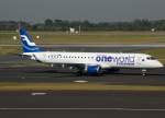 dusseldorf-dus Finnair, OH-LKN, Embraer RJ-190 LR (member of oneworld), 2009.09.09, DUS, D�sseldorf, Germany