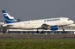A319 Finnair, OH-LVK, Airbus, A319-112, 19.09.2009, AMS, Amsterdam, Niederlande 

